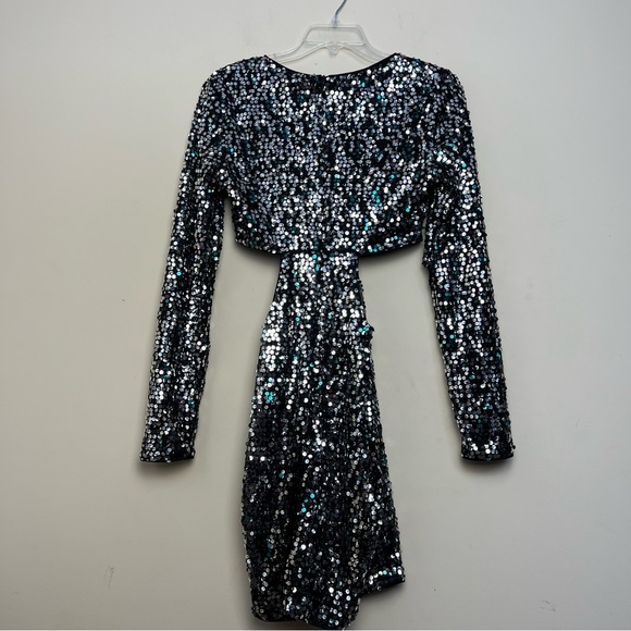 SHEIN Sexy Cut Out Sequins Mini Dress size M - Picture 5 of 14